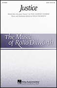 cover Justice SATB choral sheet music cover